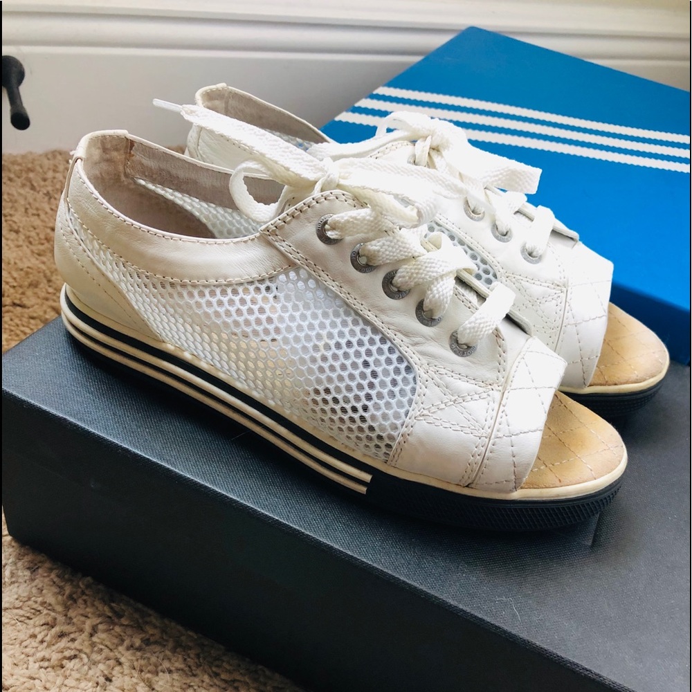 Chanel Open-Toes Mesh Sandals